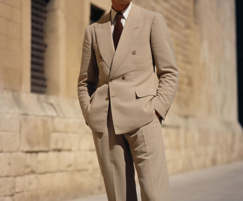 beige suit combinations 23