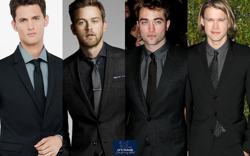 How to Style a Black Suit: 9 Easy Black Suit Combinations 26 black suit combination 12