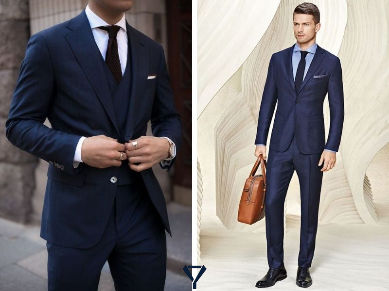 What to Wear with a Blue Suit: A Blue Suit Combinations Guide 33 blue suit combinations 1