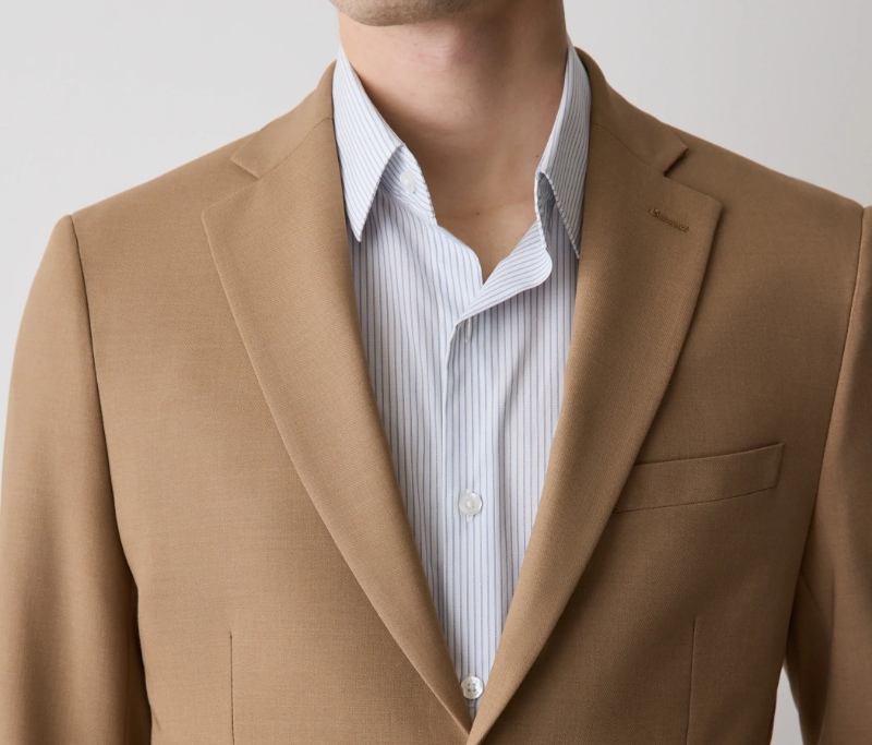 brown suit white shirt 1a2