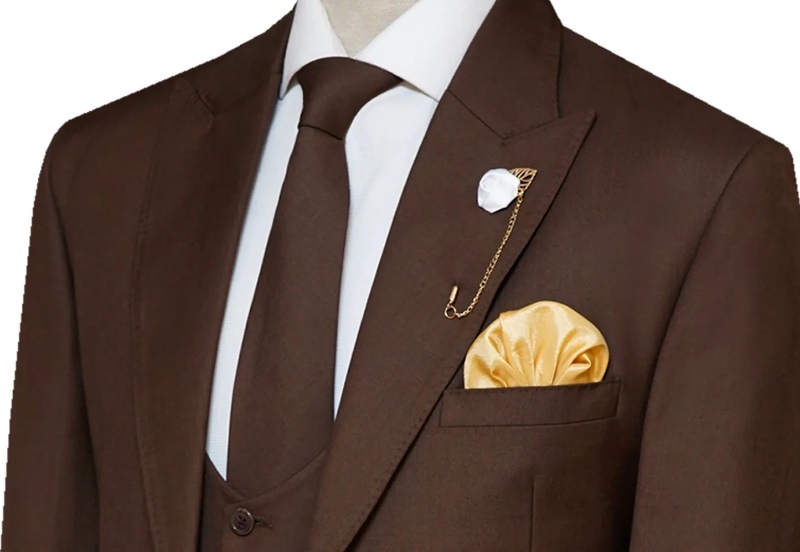 brown suit white shirt 1a3