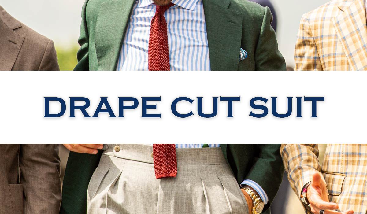 drape cut suit