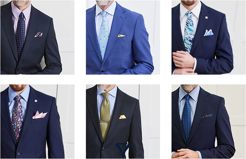 how to style a navy suit 10