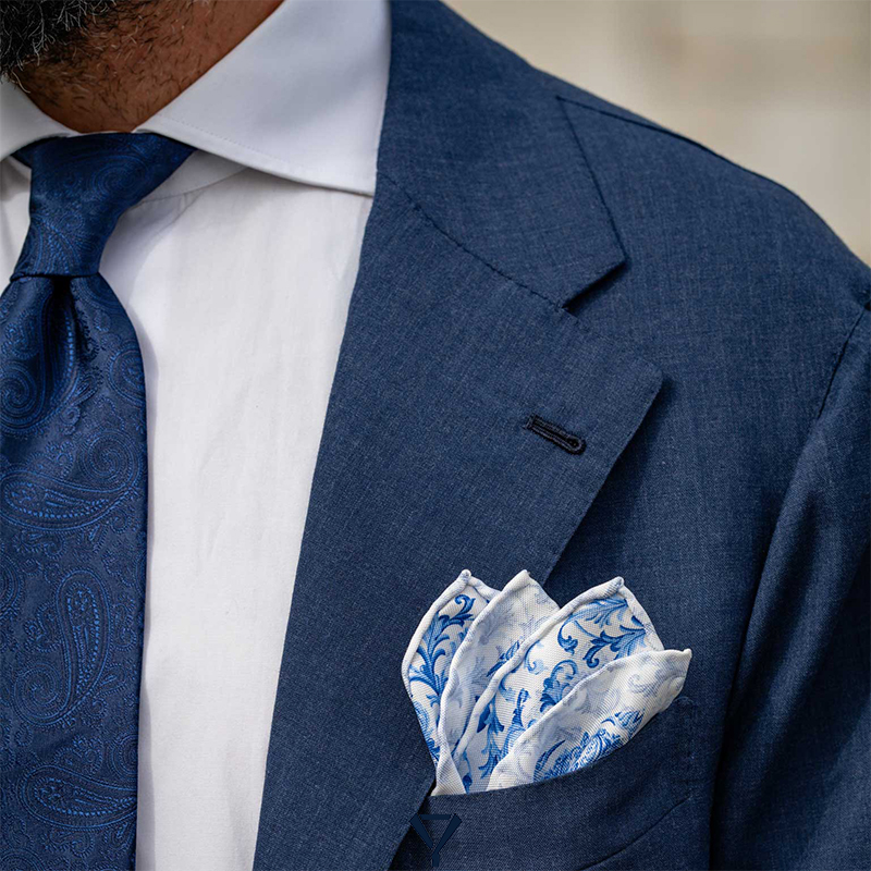 how to style a navy suit 14