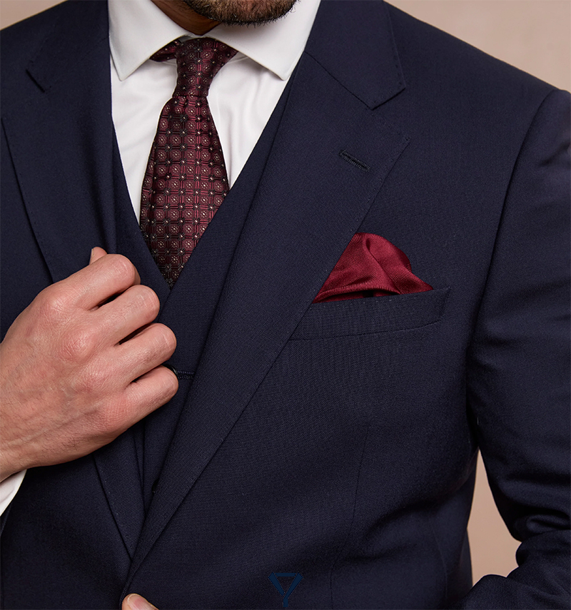 how to style a navy suit 9