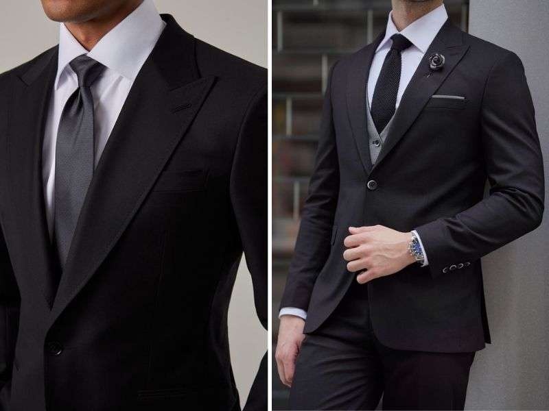 How to wear a black suit: A full black suit styling guide 22 how to wear a black suit 2 1