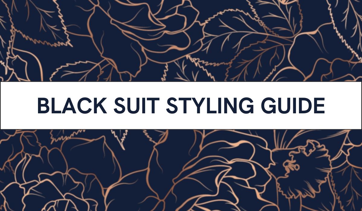 how to wear a black suit 21