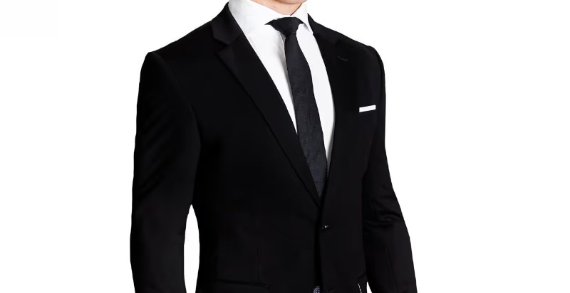 how to wear a black suit 6 1