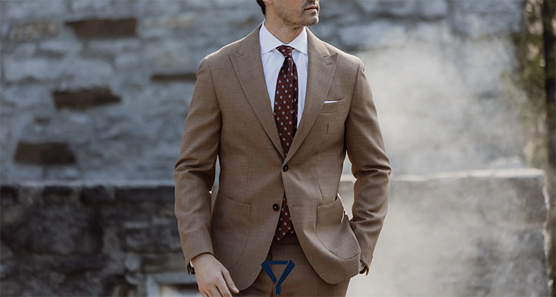 how to wear a brown suit 16