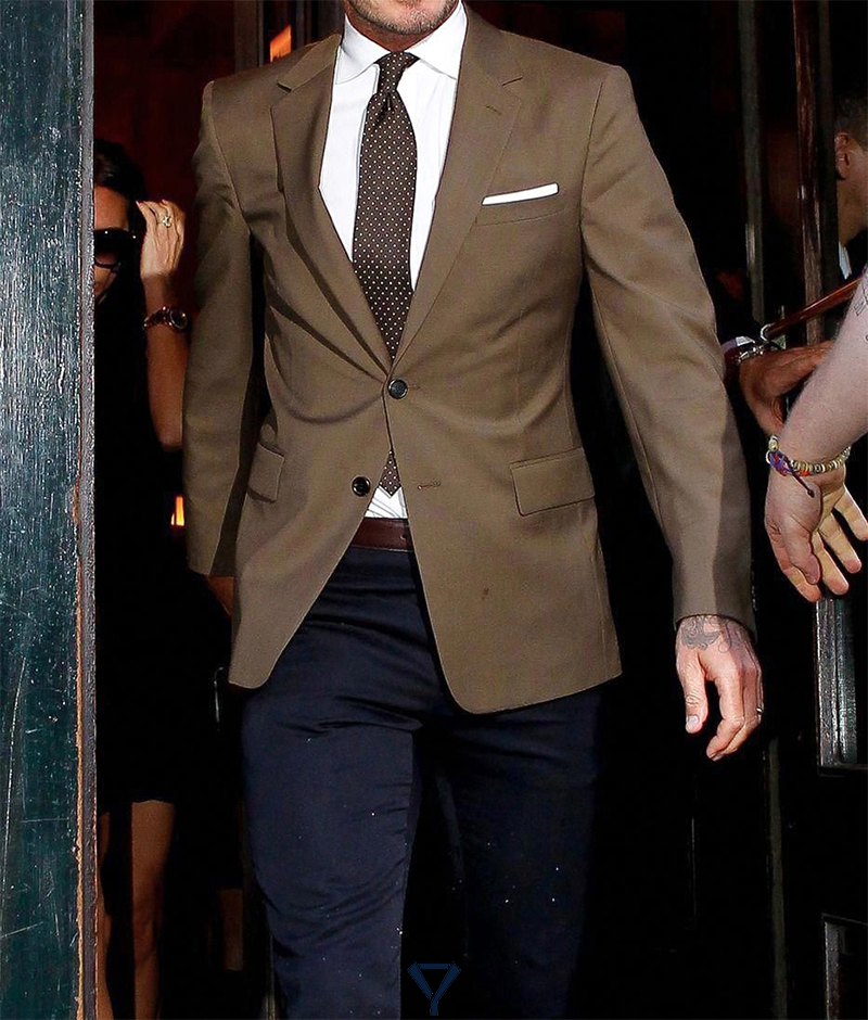 how to wear a brown suit 2