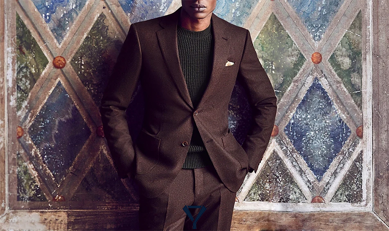 how to wear a brown suit 4