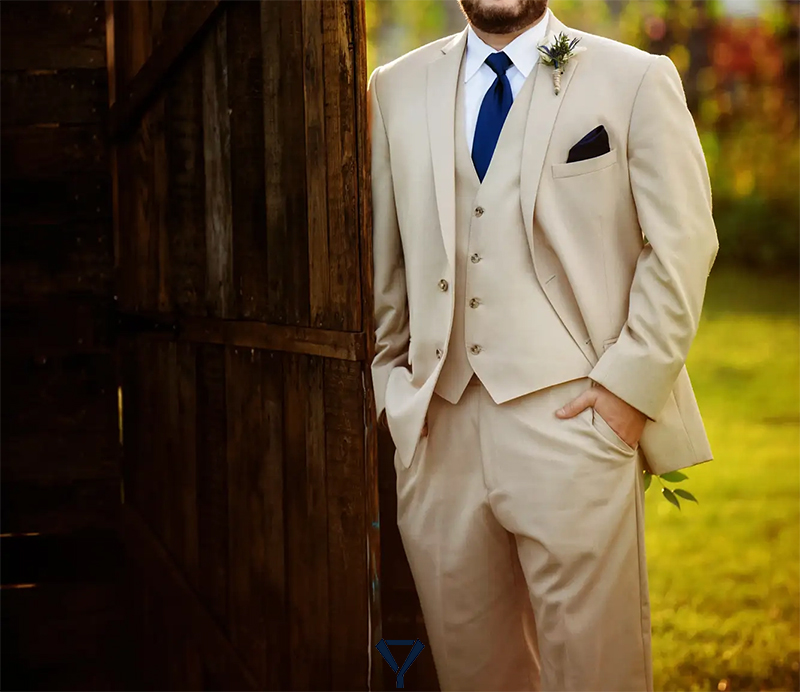 how to wear a tan suit 12