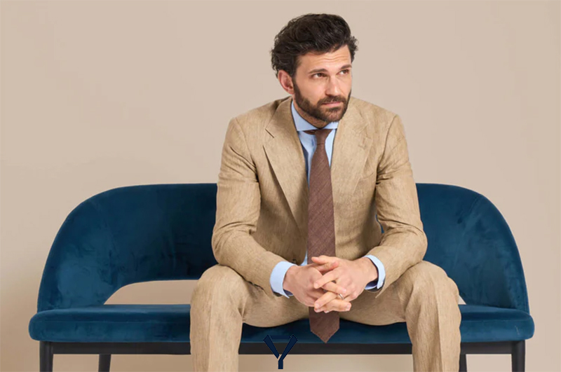 how to wear a tan suit 20