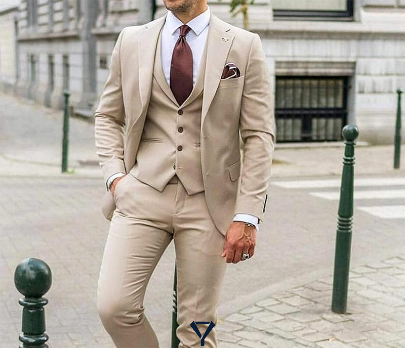 how to wear a tan suit 4