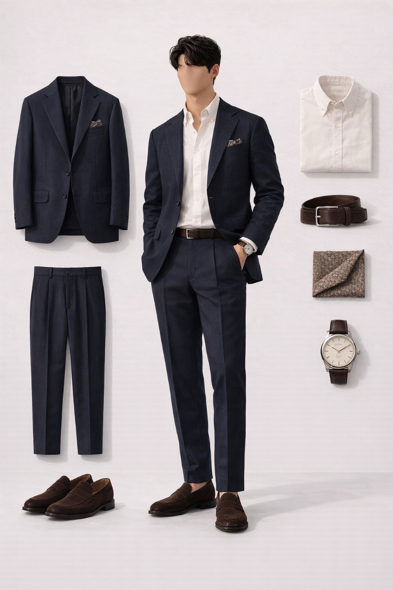 navy blue suit combinations 10