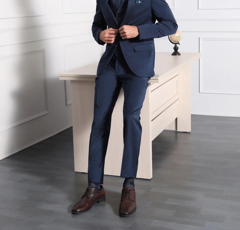 navy suit and white shirt 14