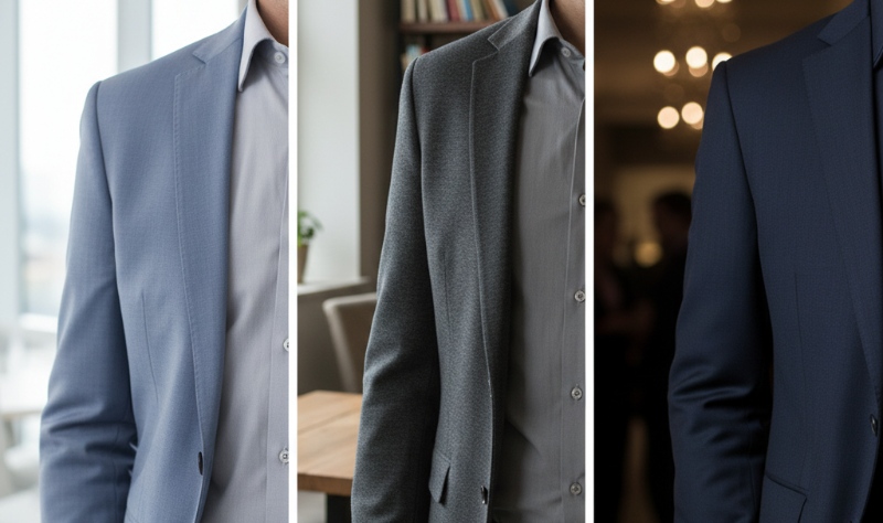 6 Easy Ways to Style the Navy Suit Gray Shirt Combinations 22 navy suit gray shirt 1a1