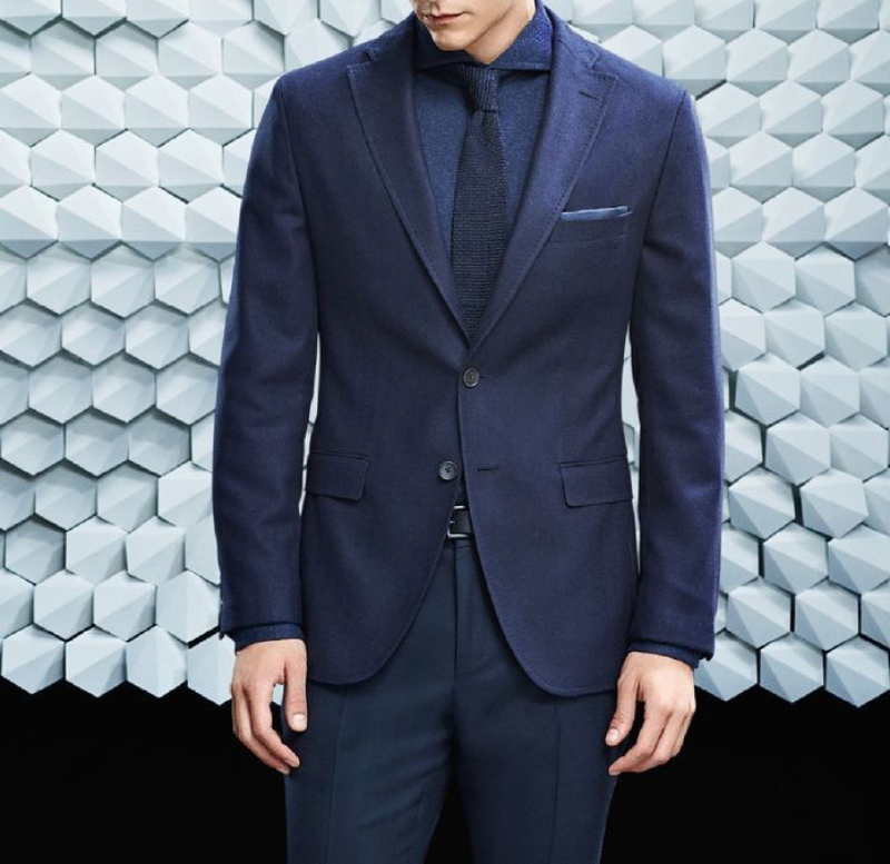 navy suit navy shirt 1a1