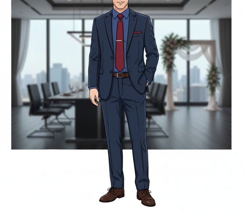 navy suit navy shirt 1a3