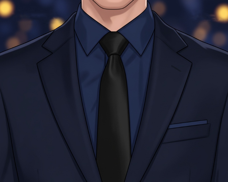 navy suit navy shirt 1a4