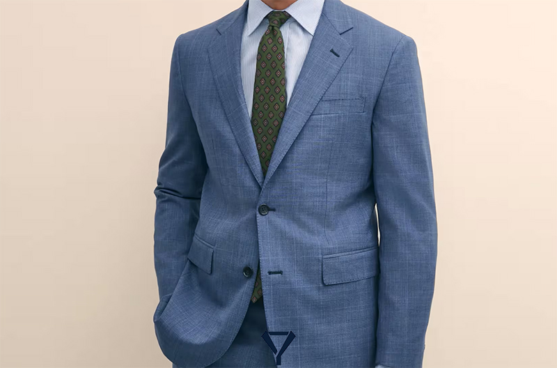 tie to wear with light blue suit 7