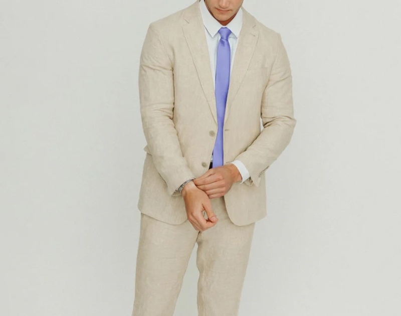 tie with beige suit 10