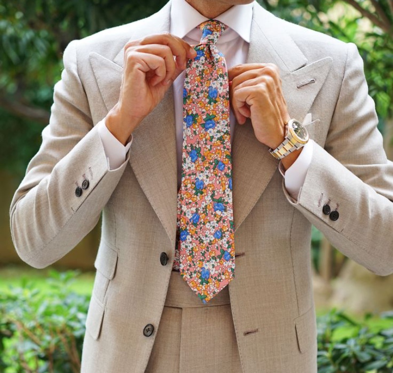 tie with beige suit 13
