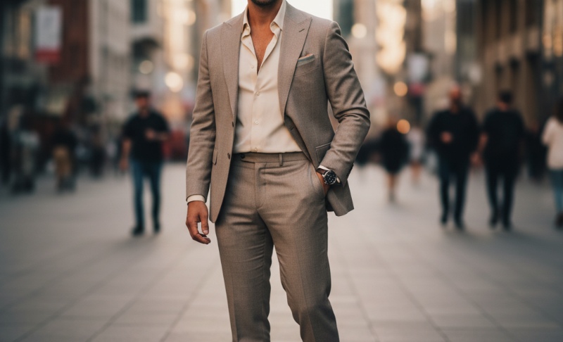 tie with beige suit 17