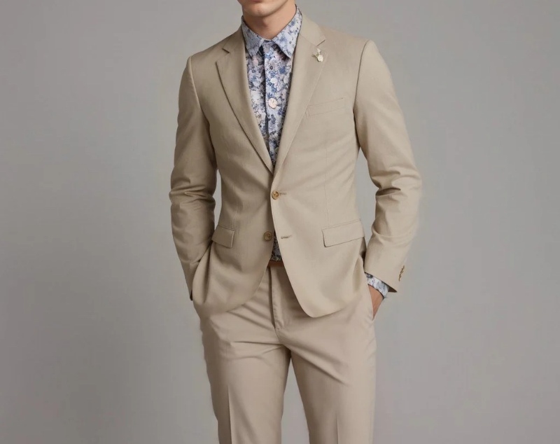 tie with beige suit 18