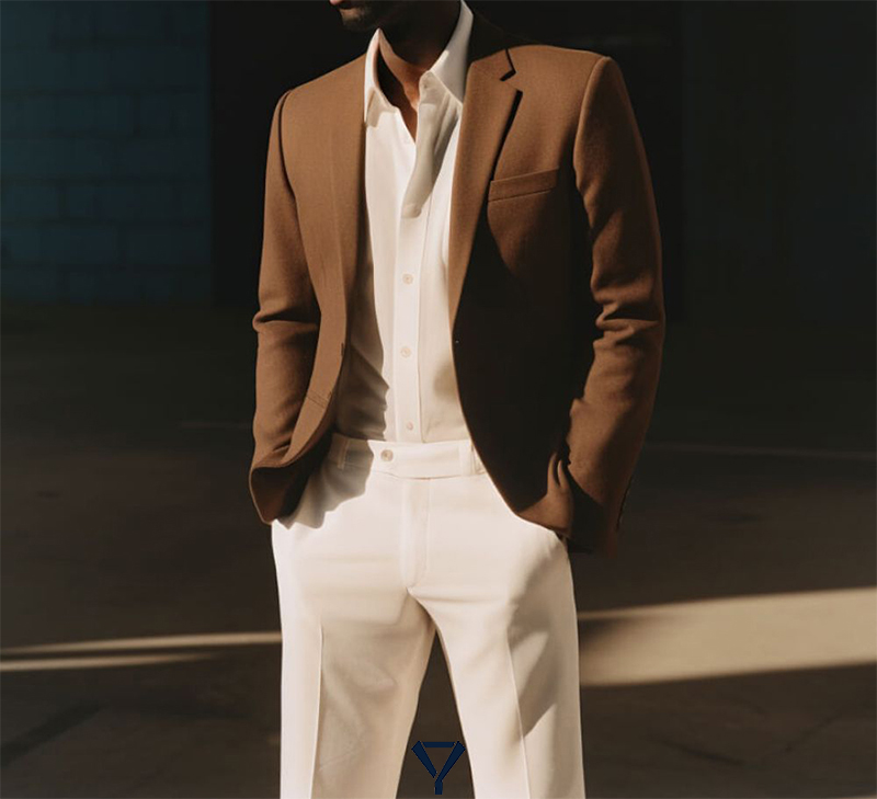 what color shirt for brown suit 8