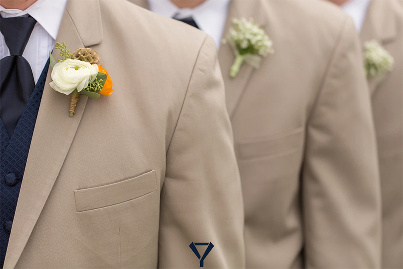 what color shirt to wear with a tan suit 11