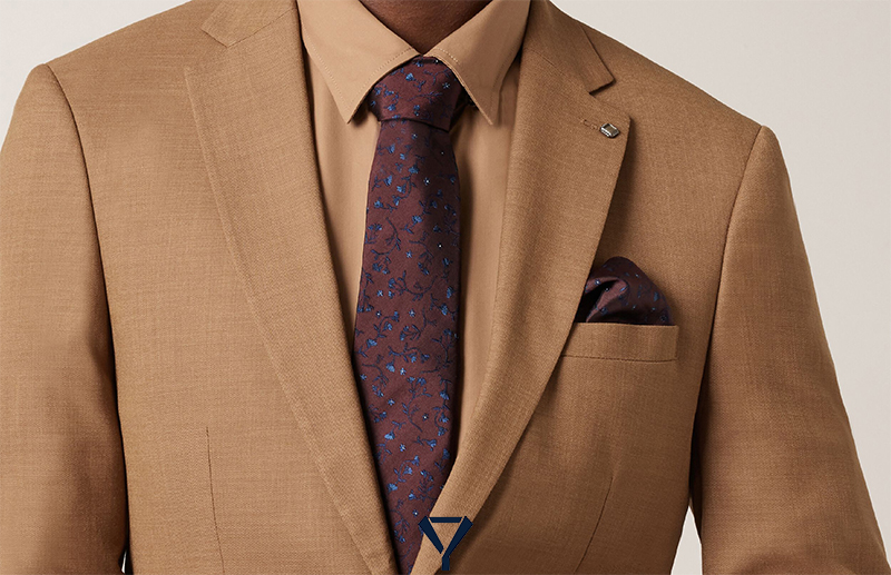 what color shirt to wear with a tan suit 17