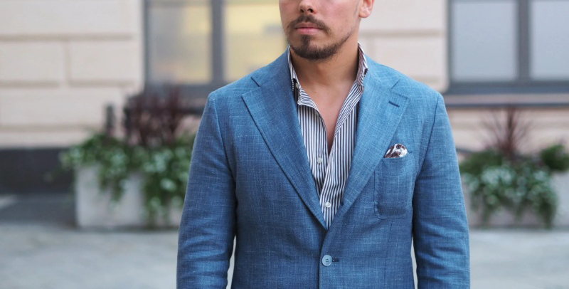 what color shirt to wear with blue suit 6