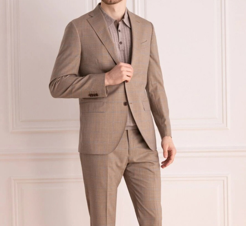 what color shirt to wear with brown suit 11