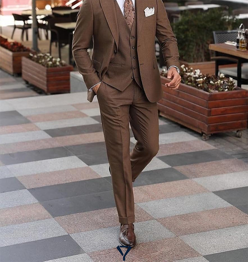 what color shoes to wear with brown suit 14