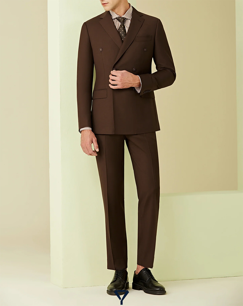 what color shoes to wear with brown suit 16