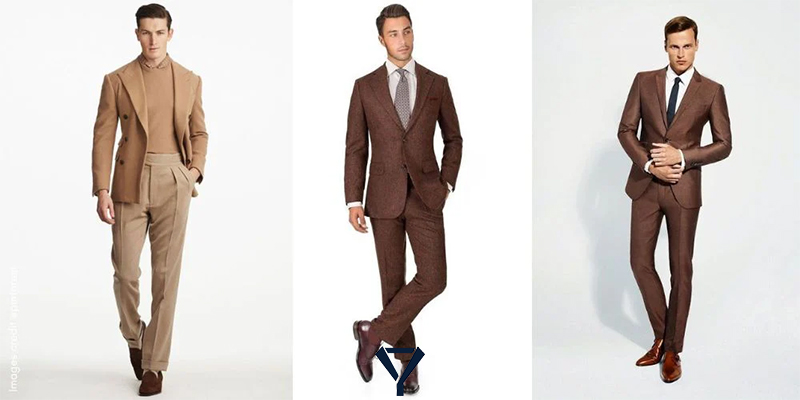 what color shoes to wear with brown suit 5