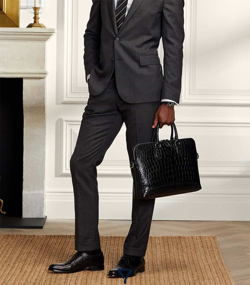 what color shoes to wear with charcoal suit 2