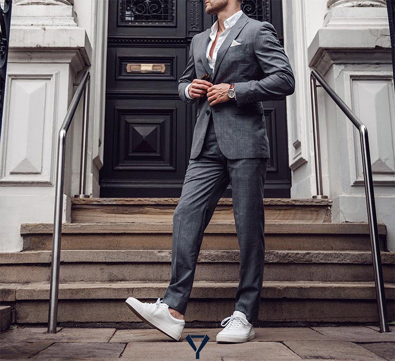 what color shoes to wear with charcoal suit 6