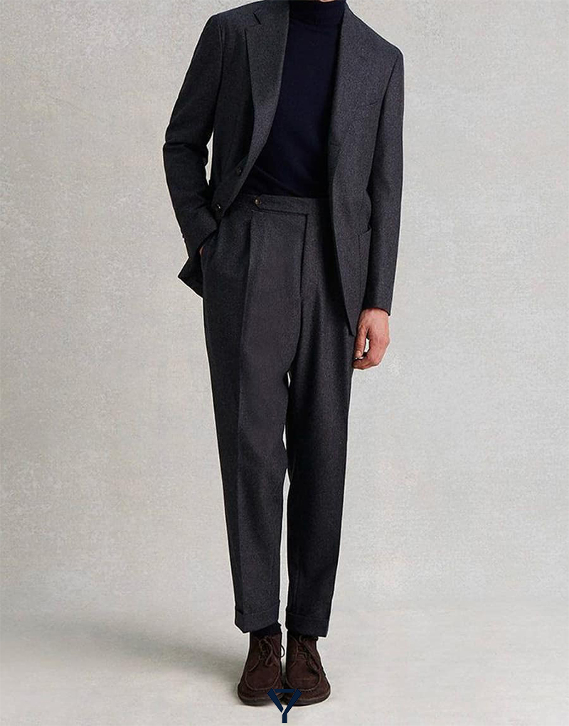 what color shoes to wear with charcoal suit 9