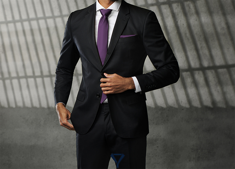 what color tie to wear with black suit 6