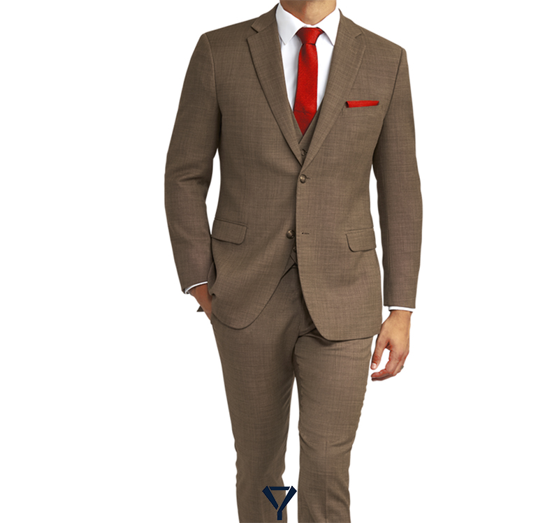 what color tie to wear with brown suit 11