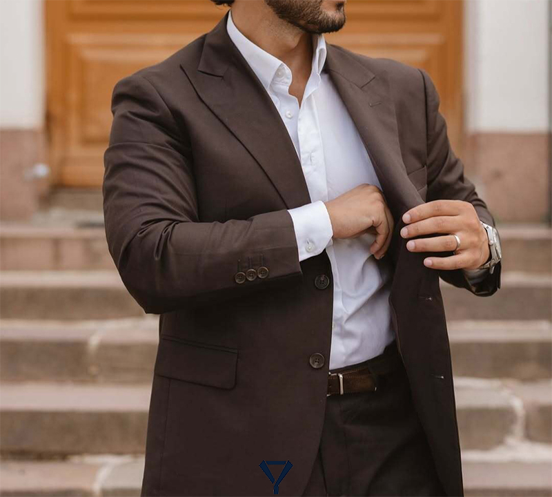 what color tie to wear with brown suit 15