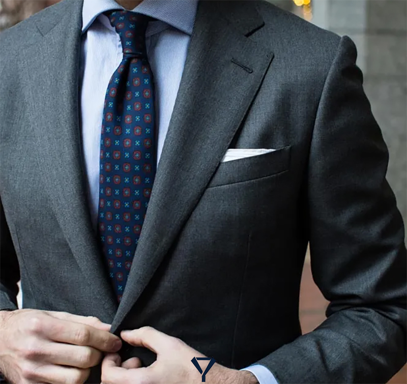 what color tie to wear with charcoal suit 13