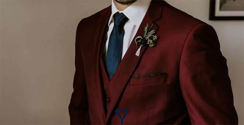 what color tie with burgundy suit 3