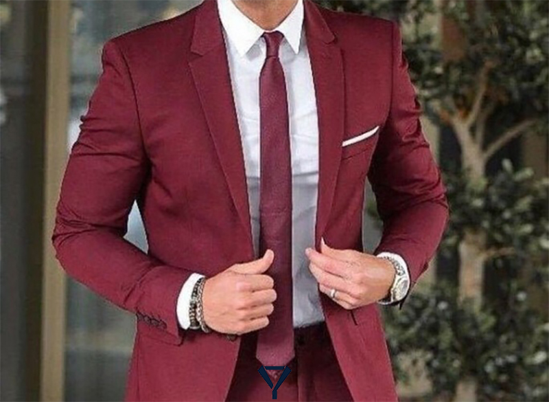 what color tie with burgundy suit 6