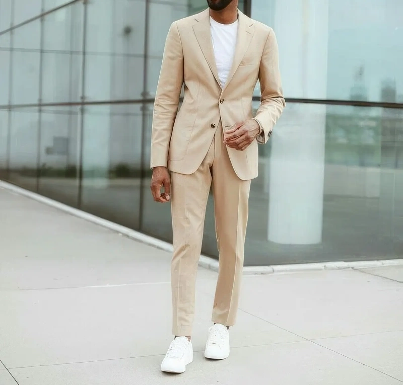 what colour shoes with beige suit 7