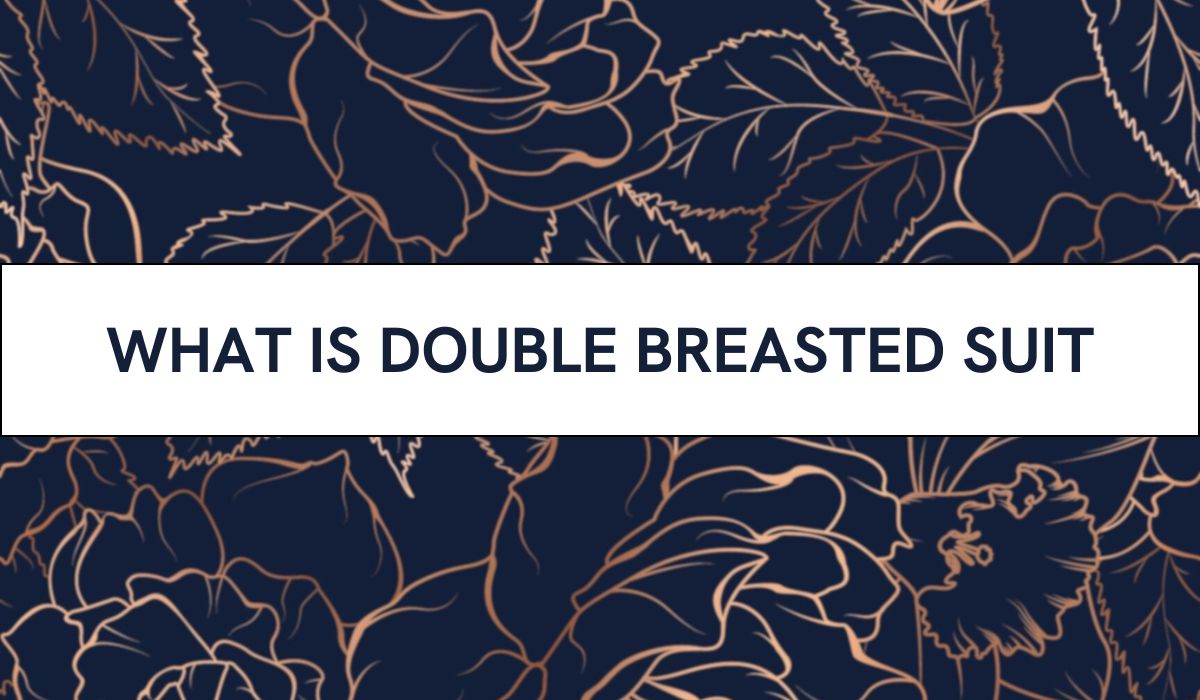 what is a double breasted suit