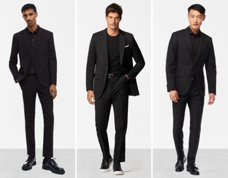 What Shirt To Wear With Black Suit: An Easy Guide