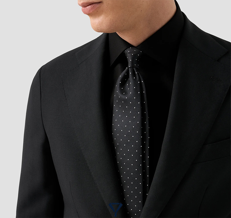 what shirt to wear with black suit a14